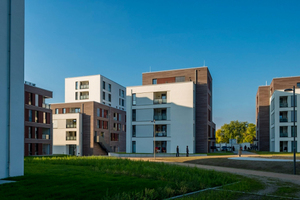  Das Projekt „Neue Burg“ ist mit 240 modernisierten Wohnungen, sieben Neubauten mit 92 Wohnungen und einer Umstrukturierung der Außenflächen abgeschlossen 