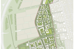  Der Rahmenplan für Freiham sieht unter anderem zahlreiche Grünflächen vor 