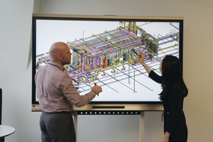  Im BIM-Modell lassen sich einzelne Komponenten und Systeme optimal und fehlerfrei aufeinander abstimmen 