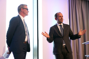  Geschäftsführer Gunther Gamst (rechts), und Bernhard Schöner, Leiter der Marketingabteilung (links) bei Daikin, führten durch das Programm 