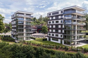  Am Stadtrand mit unverbaubarem Panoramablick steht das Parkside, zwei Gebäude mit jeweils sieben Wohnungen 