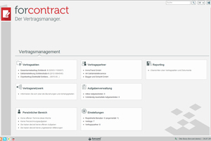  Alles im Blick: von Vertragsakten über Vertragspartner bis zu aktuellen Aufgaben 