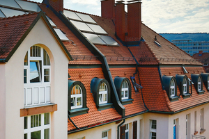  Die Nutzung von Solarwärme in Mehrfamilienhäusern kann sich lohnen und ist auch in denkmalgeschützten Gebäuden möglich 