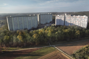  Wohnen mit Aussicht: Die Stuttgarter Siedlung Asemwald mit mehr als 1.100 Wohnungen 