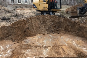  Baggerschurf zur Erkundung einer KVF 