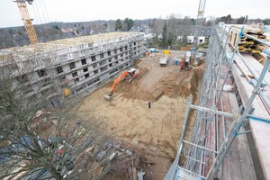  Auf einem rund 6.000 m² großen Terrain errichtet Gundlach als Bauträger aktuell in Hannover zwei hochwertig ausgestattete Mehrfamilienhäuser mit insgesamt 47 Wohnungen 