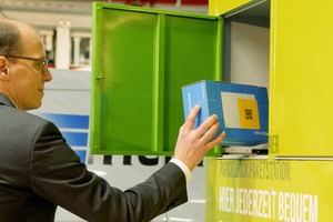  In den Paket-stationen werden Bestellungen empfangen, aber auch Retouren hinterlegt 