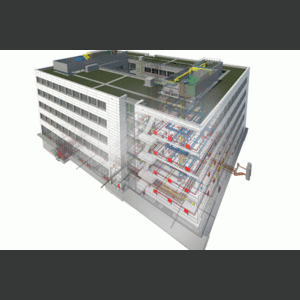  BIM Modell_Siemens CampusSiemens Campus Erlangen: Die Daten aus den BIM-Modellen bilden die Grundlage für eine effiziente Bewirtschaftung der Gebäude.   