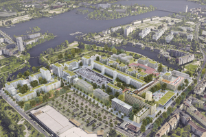  Das Berliner „Carossa Quartier“ erhielt Mitte 2020 das Vorzertifikat der Stufe Gold nach dem neuen System „DGNB Quartiere 2020“ 