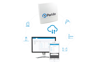  Parklio ist ein smartes Park-System mit dem sich Schranken, Poller und Bügel kontaklos steuern lassen 