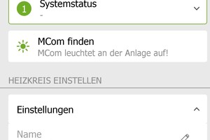  Die zum System gehörende App bietet einen „geführten“ hydraulischen Abgleich an. Das bedeutet, dass sich alle Räume in einer App anlegen lassen und den Installateur von Heizkörper zu Heizkörper führen, um das voreinstellbare Thermostatventil auf den richtigen Wert einzustellen 