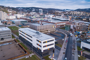  Standort der AGewiS ist das historische Steinmüller-Gelände, eine einstige Industriebrache, die inzwischen zum neuen Stadtmittelpunkt Gummersbachs geworden ist 