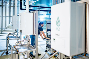  Vaillant testet bereits ein seriennahes Gerät für eine 100 %ige Wasserstoffnutzung im Dauerbetrieb  