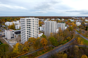  Attraktive Neubauten traten an die Stelle des Stufenhochhauses von Paul Baumgarten  