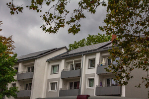  In Mehrfamilienhäusern der Nassauischen Heimstätte an der Bürgeler Straße 9-33 im Frankfurter Stadtteil Fechenheim sollen nun erstmals vier PVT-WP-Systeme den Betrieb aufnehmen 