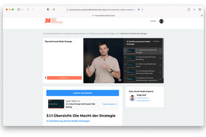  Onlinekurs „Social Media Masterclass“  