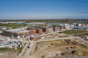  Auch im Inneren des Quartiers werden zahlreiche Grünflächen entstehen – von Schrebergärten bis zu Spielplätzen 