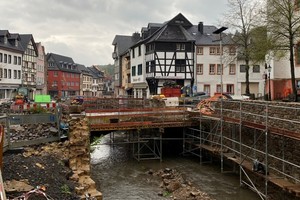  Bad Münstereifel nach der Flutkatastrophe 2021: Im Rahmen eines Workshops im April 2022 wurden hier die Erkenntnisse aus dem europäischen Kontext getestet und weiterentwickelt 