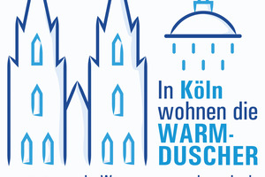  Warmduscher“ wohnen in Köln: Köln verbraucht 20% mehr Warmwasser als Düsseldorf. 