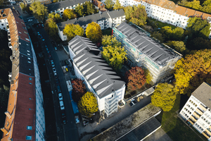  Ein Projekt mit Vorzeigecharakter: Die beiden Gebäuderiegel des Studentenwohnheims in Hannovers Hufelandstraße 