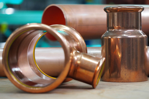  Für den Transport von Wasserstoff kann das Rohrleitungssystem SANHA-Press Gas aus Kupfer genutzt werden 