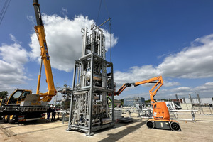  Technikaufbau für Speicherung: Die Wasserstoff-Erstbefüllung der Forschungskaverne ist im Spätsommer geplant. 