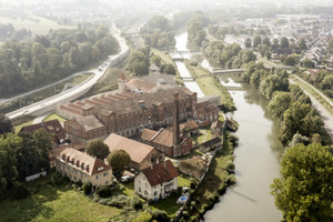  Abb.1: Das denkmalgeschützte Neckarspinnerei-Areal der Textilfirma Otto in Wendlingen-Unterboihingen wird bis 2027 zu eineminnovativen und nachhaltigen Stadtquartier entwickelt 