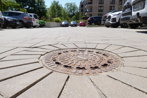  Unterhalb der Parkplatzfläche befinden sich die zwei Rigolensysteme 