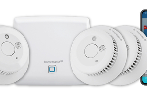  Die „Homematic“-Lösung ist integrierbar in das Smart Home-System und warnt bei Alarm 