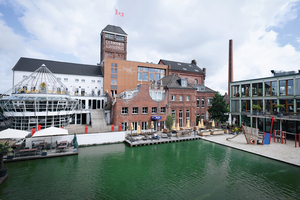  Einst Brauerei-Gelände, heute ein modernes Lifestyle-Viertel: der Germania Campus in Münster. Dort sind 122 Mikroapartments entstanden 
