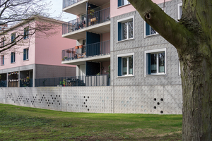  Ziel der Architekten war es, möglichst viel Grün zu erhalten und mit einer guten Architektur ein angenehmes Wohnumfeld zu schaffen 