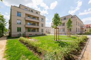  Mit großzügigen Wohnflächen von 45 bis 159 Quadratmetern sind die 2- bis 5-Zimmer-Wohnungen mit Balkonen oder Loggien ausgestattet, die viel Tageslicht in die Räume lassen 
