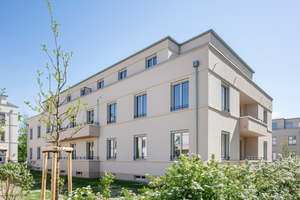  Die mehrgeschossigen Wohngebäude wurden mit höchster Energieeffizienz klimafreundlich, zeitsparend und kostengünstig realisiert und werden zudem den Auflagen des Denkmalschutzes gerecht 