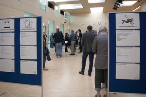  Seit Beginn der Konversion besteht die Möglichkeit für Bürgerinnen und Bürger, über verschiedene Veranstaltungsformate ihre Ideen und Wünsche für die Quartiersentwicklung einzubringen 