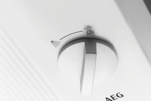  Beim AEG Durchlauferhitzer DDLE Easy überzeugt neben dem guten Warmwasserkomfort vor allem die einfache Funktion&nbsp; 