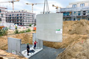  Beispiel 3, Heinersdorf, Bezirk Pankow/Berlin: Löschwasserbehälter in Fertigteilbauweise mit schneller Betriebsbereitschaft, hoher Belastbarkeit 