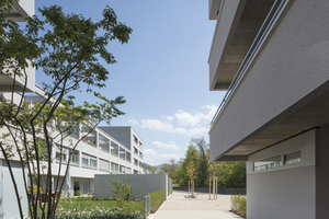  Bei der Gebäudeerstellung setzten Freivogel Mayer Architekten auf eine nachhaltige Bauweise mit Poroton-Ziegeln. Mit seiner überzeugenden Gesamtkonzeption gilt das Projekt als Modellbeispiel für die gelungene Transformation einer brachliegenden Gewerbefläche in ein attraktives Wohnquartier 
