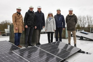  (v.l.n.r) Remi Gruszka (GPS), Nils Müller (GPE), Dirk Hinzpeter, Jana Kilian (beide HANSA), Sönke Tangermann ( GPE) und Nils Neuse (HANSA) 