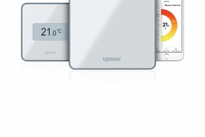  Uponor Smatrix Pulse verbindet Energieeffizienz und Wohnkomfort mit Smart-Home-Anwendungen wie Alexa oder Google Home. Die Raumtemperaturregelung mit Autoabgleichsfunktion sorgt für höchste Behaglichkeit und maximalen Komfort 