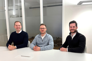  Führungstrio der „Ersten Hausverwaltung“ (v.l.n.r.): Daniel Pesch, Justus Mentzel und Marcel Tamm.  