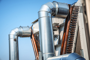  Verbindungsrohr vom Rückkühler mit der Energiezentrale 