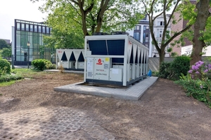  Wärmepumpen mit ca. 870 kW Heizleistung und 1.180 kW Kühlleistung 