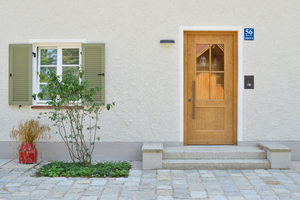  Fassade: Die Farbgebung wurde harmonisch aufeinander abgestimmt bis ins Detail 