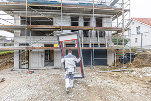  Das weber.projekt WDVS Zargenelement wird individuell, passend zur Anforderung an der Baustelle, geplant und gefertigt 