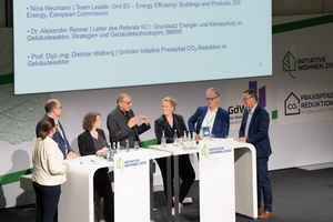 Diskutierten über „Wege zur Finanzierbarkeit der Klimaneutralität“.  