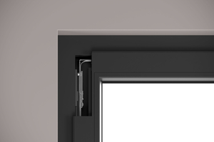  Durch die Installation eines Verschlusssensors kann das Fenster auch aus der Entfernung überwacht werden 