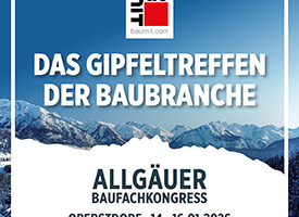  Baumit veranstaltet den Kongress vor imposanter Bergkulisse in Oberstdorf im Allgäu 