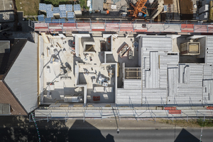 Im August dieses Jahres fanden die neuen KS-Kreislaufsteine Einsatz bei der Errichtung eines viergeschossigen Wohnungsbaus in Hamm 