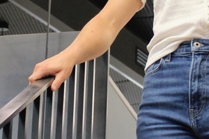  Umwehrung nach DIN 18065 mit Obergurt als Handlauf 