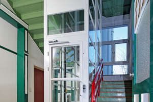  Tatsächlich können – wie hier in Hannover – in fast allen Bestands­immobilien Fahrstühle nachgerüstet werden. Nur in seltenen Fällen lässt es die Statik nicht zu 